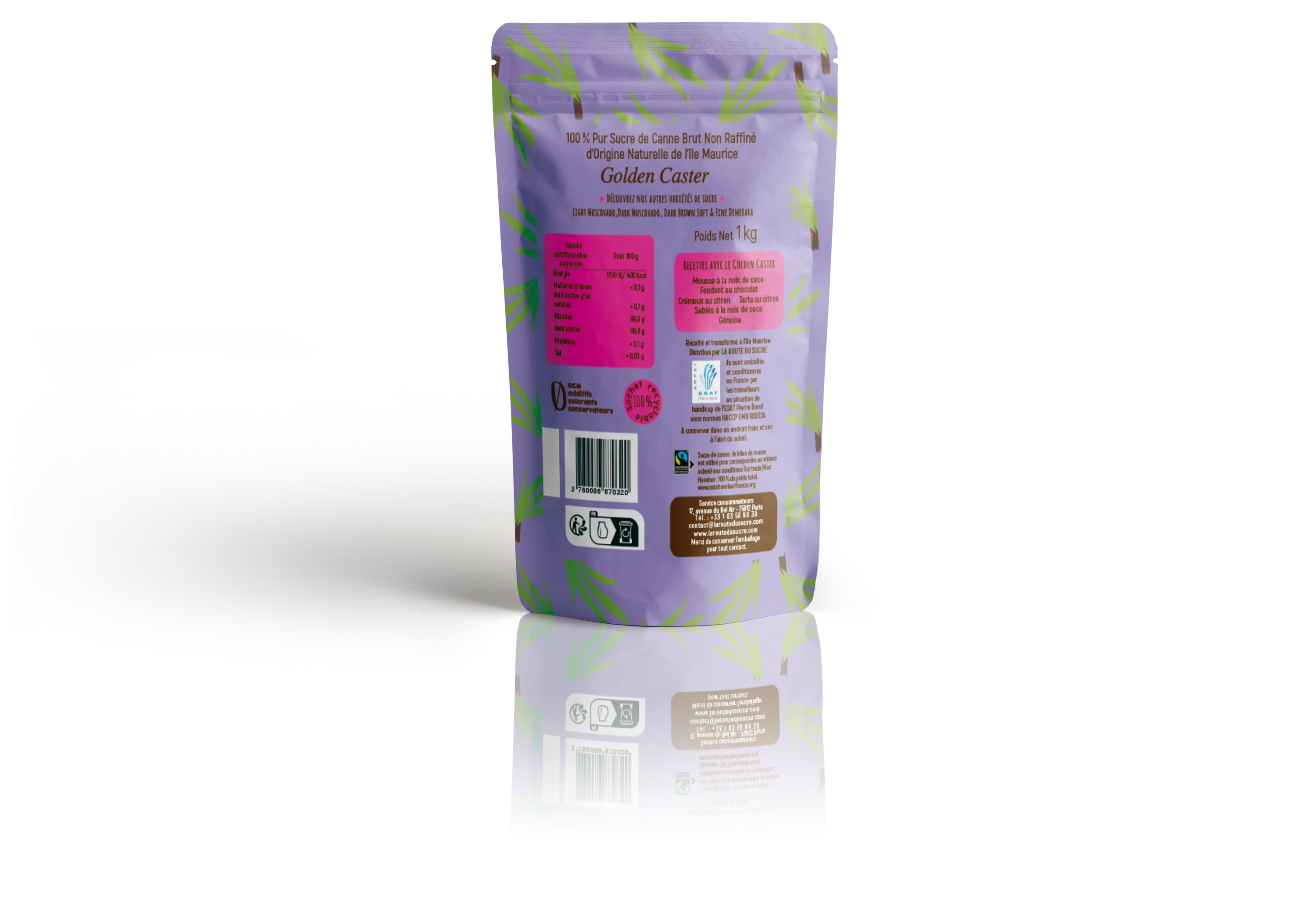 Golden caster - Paquet de 1kg