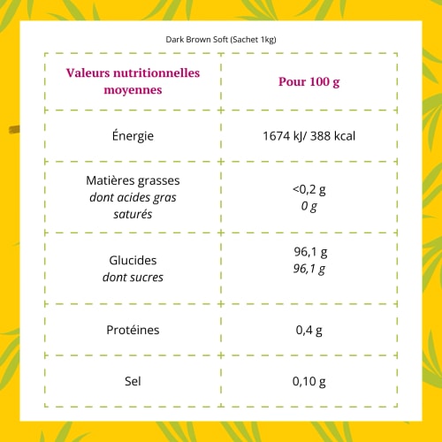 Dark Brown Soft - Paquet de 1kg