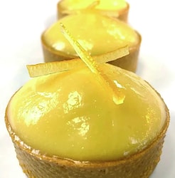 Tarte au citron réalisé avec les sucres de canne non raffiné de la Route du Sucre