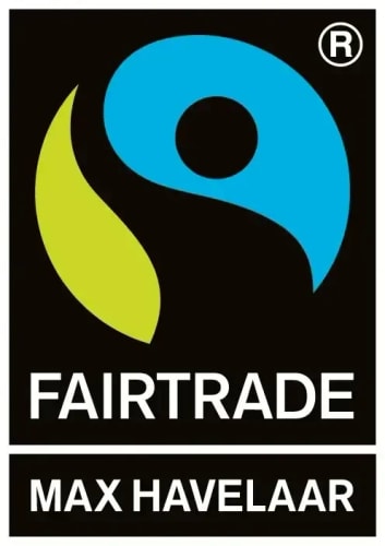 Logo de Fairtrade/Max Havelaar, partenaire de la Route du Sucre