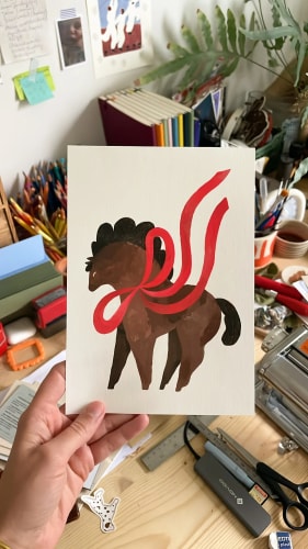 PRECO : le cheval au ruban rouge