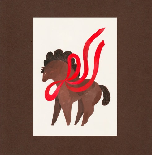 PRECO : le cheval au ruban rouge