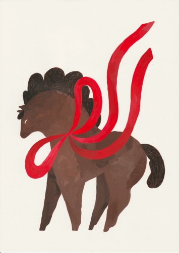 PRECO : le cheval au ruban rouge
