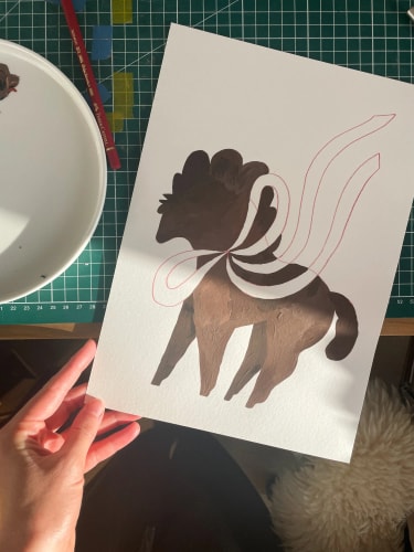 PRECO : le cheval au ruban rouge