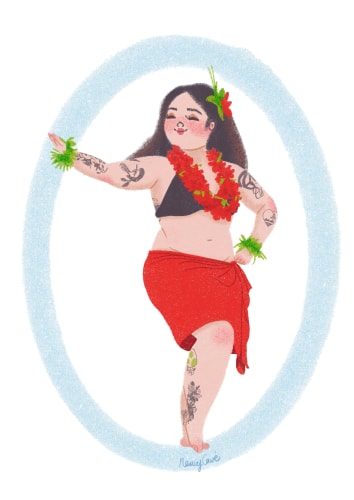Illustration personnalisée - Danseuse/Danseur