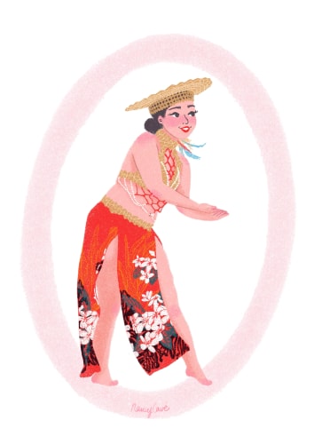 Illustration personnalisée - Danseuse/Danseur