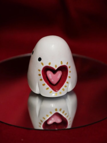 Fantôme - Coeur Incrusté Doré (édition limité)