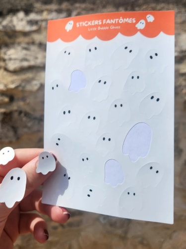 Planche stickers - Fantômes