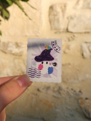 Transparent stickers - Scarecrow