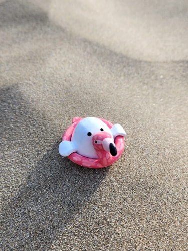 Fantôme - Bouée flamant rose