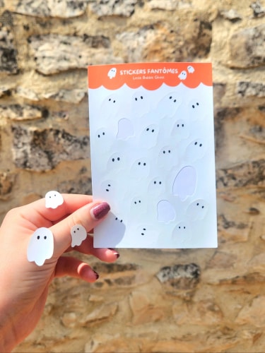 Planche stickers - Fantômes