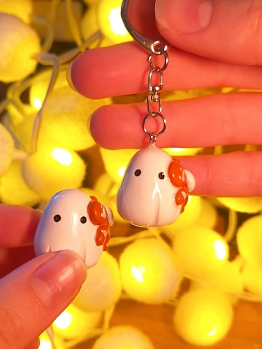 Porte-clés - pain d'épice