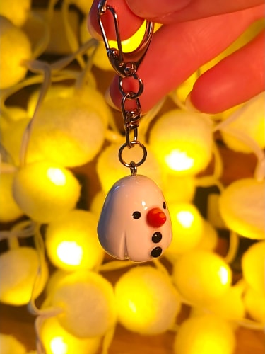 Porte-clés - Fantôme de neige