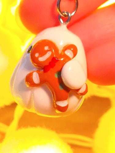 Porte-clés - pain d'épice