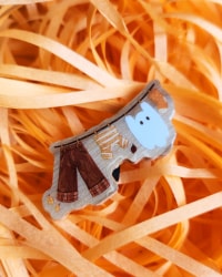 Pin's/Magnet - Linen