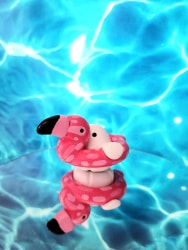 Ghost - Flamingo floatie