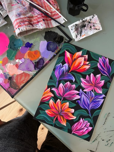 Mes premières gouaches