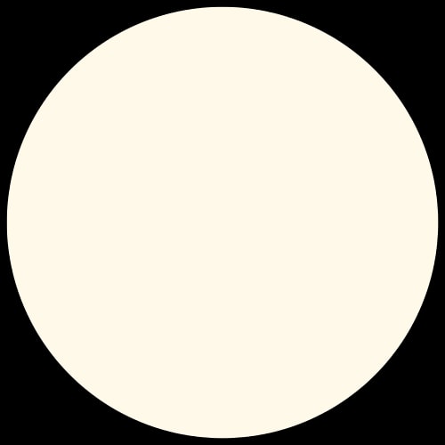Demi-cercle beige