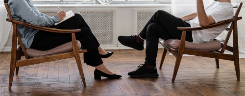 Deux personnes en coaching individuel