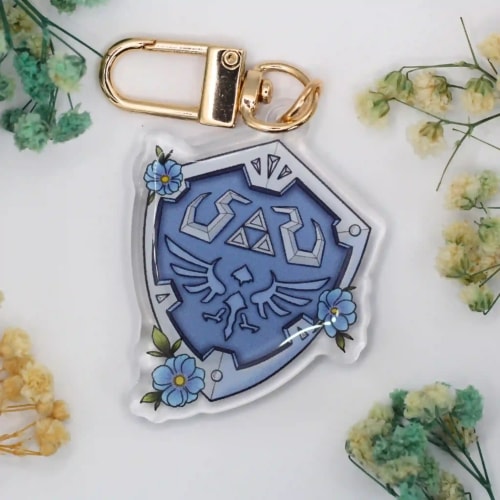 Porte-clés - Bouclier Zelda