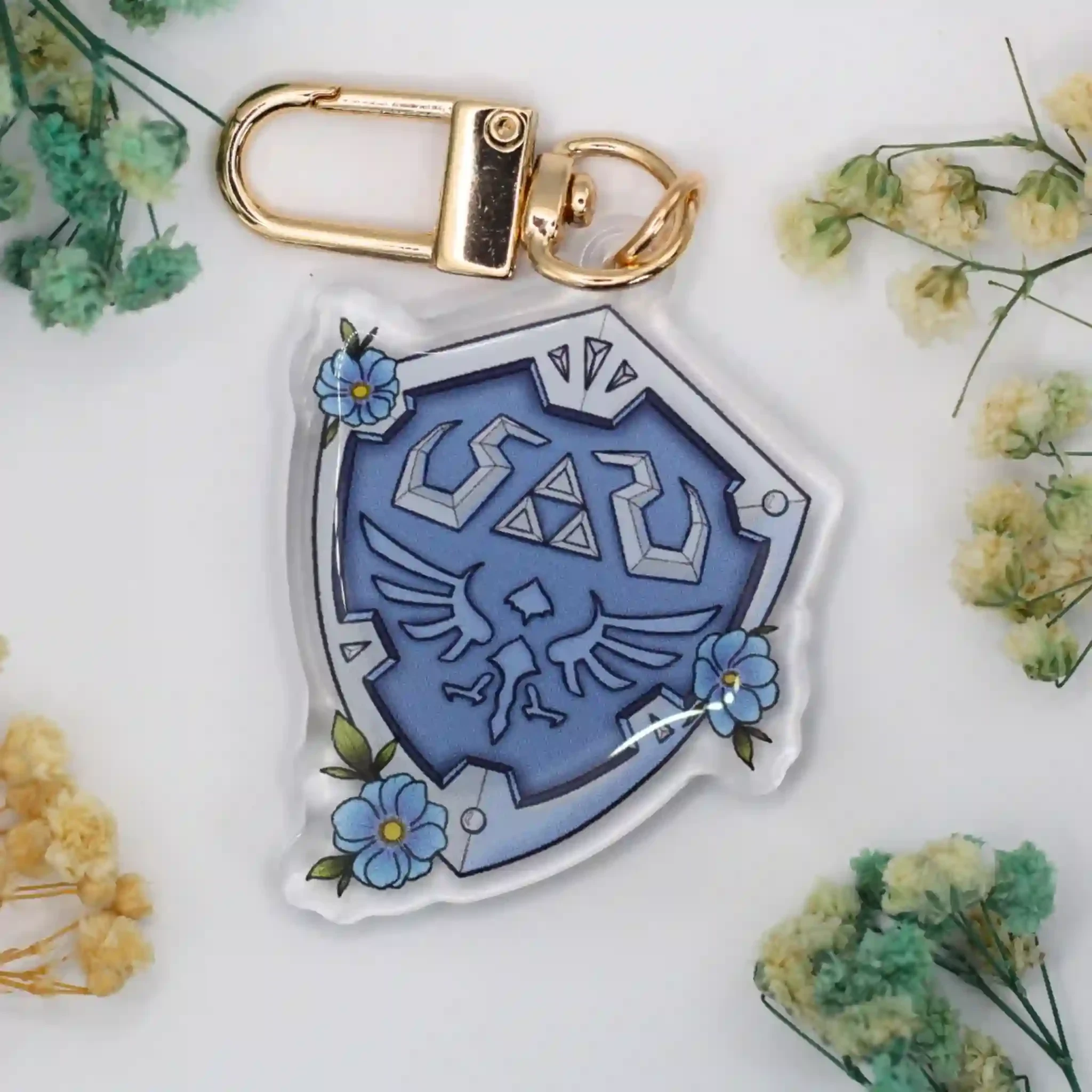 Porte-clés - Bouclier Zelda