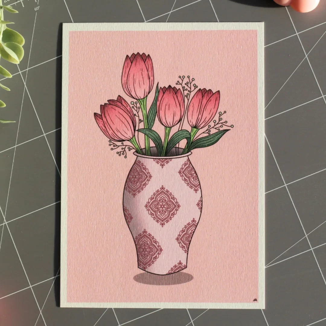 Affiche - Vase Tulipe