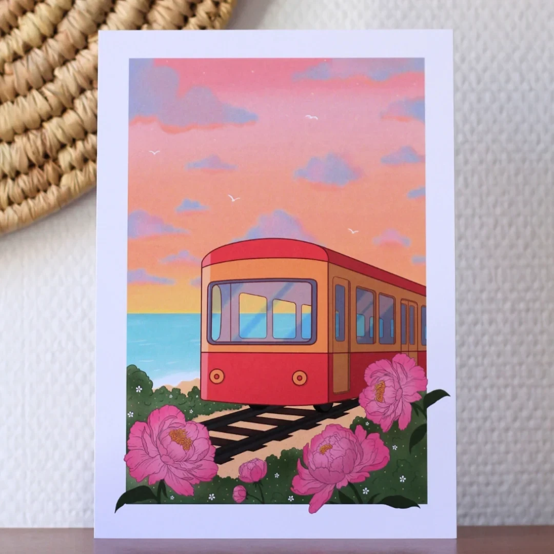 Affiche - Train Kamakura