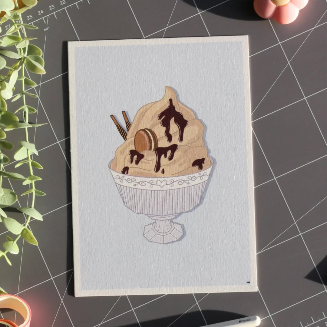 Affiche - Glace café