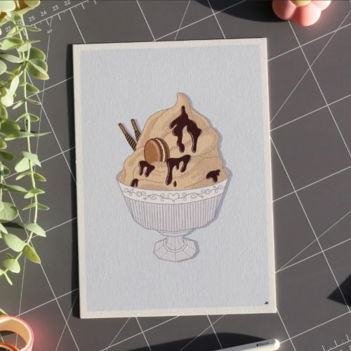 Affiche - Glace café