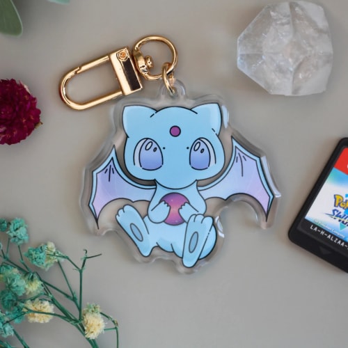 Porte-clés - Mew Bleu