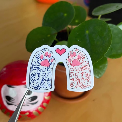Sticker - Pattes de chat