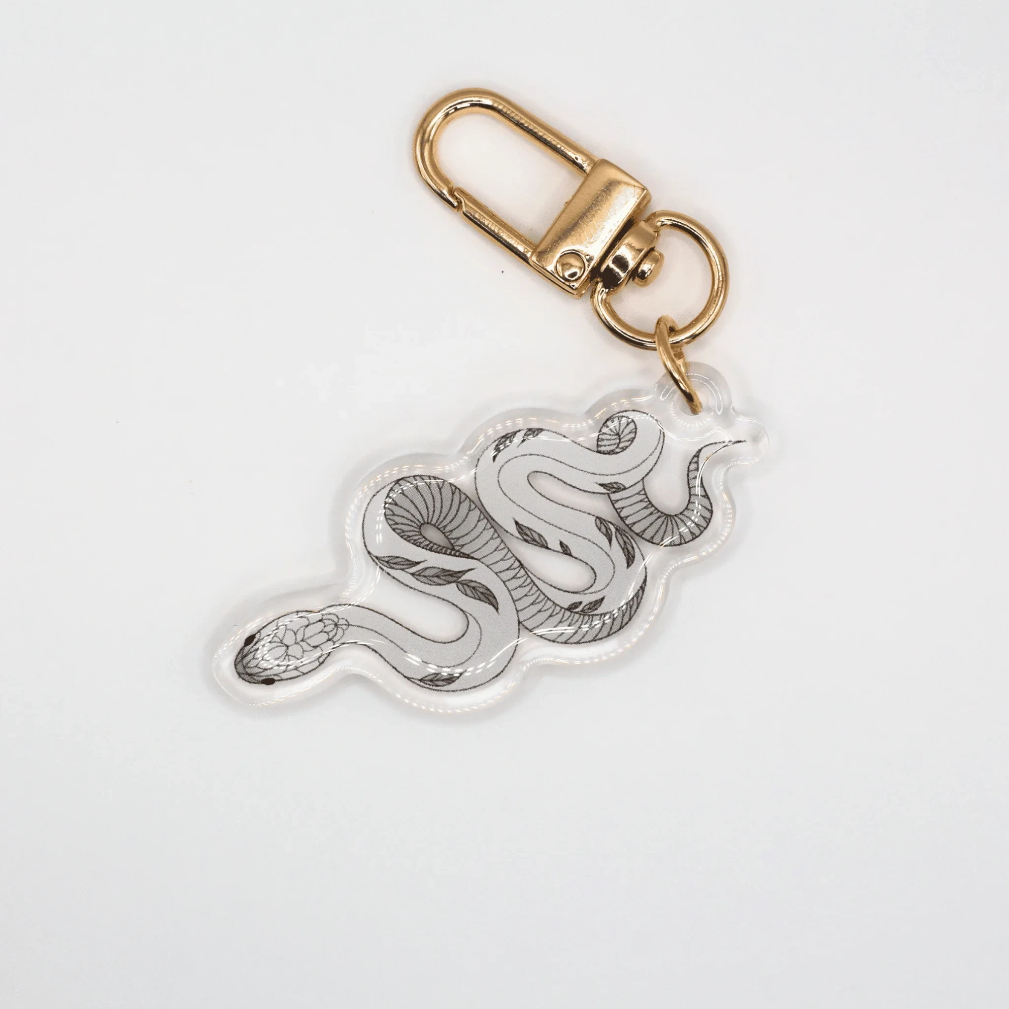 Porte-clés - Serpent Blanc