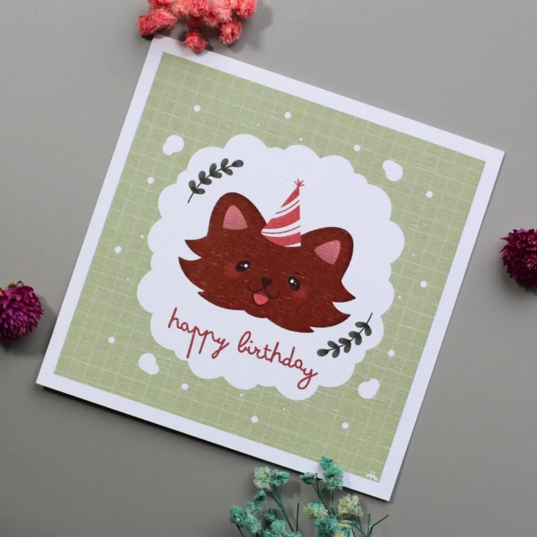 Carte Anniversaire - Ourson