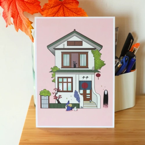 Affiche - Maison Japonaise