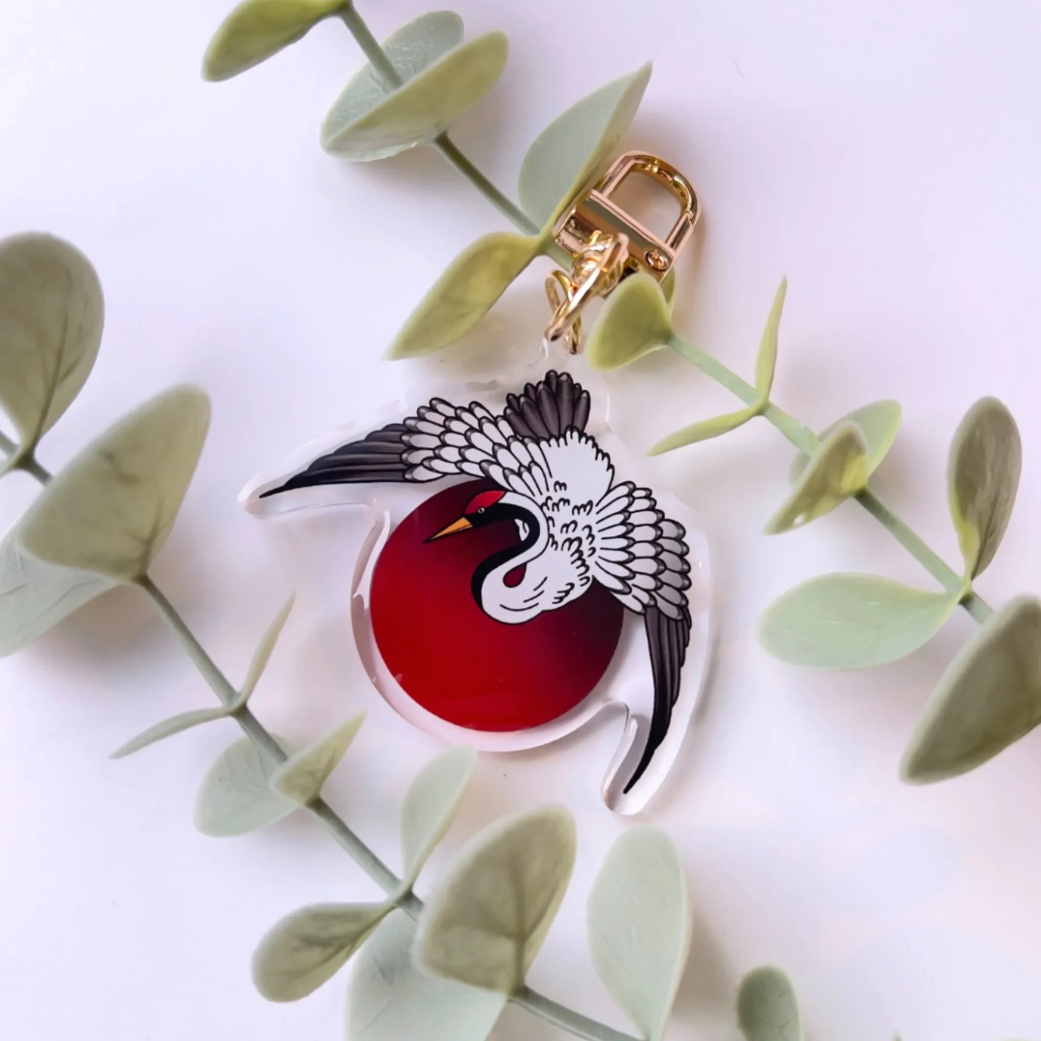 Porte-clés - Grue Japonaise