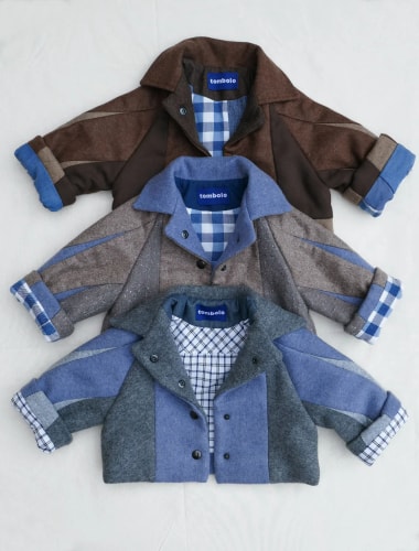 Tombolo est une marque de vêtements pour bébé. Fabriqué en Bretagne à partir de textiles de seconde main pour une mode plus respectueuse de la planète.
