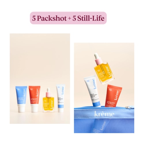 Formule VITRINE - 5 Photos Packshot + 5 Photos Still-Life