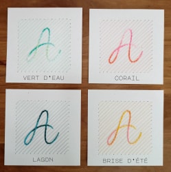 broderie personnalisée · prénom + initiale