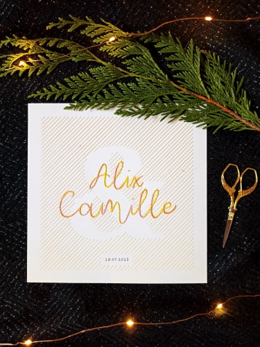 broderie personnalisée · prénoms + esperluette