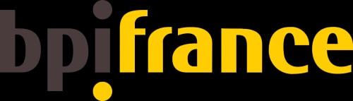 Logo de Bpifrance, avec le mot 'bpifrance' en jaune et noir.