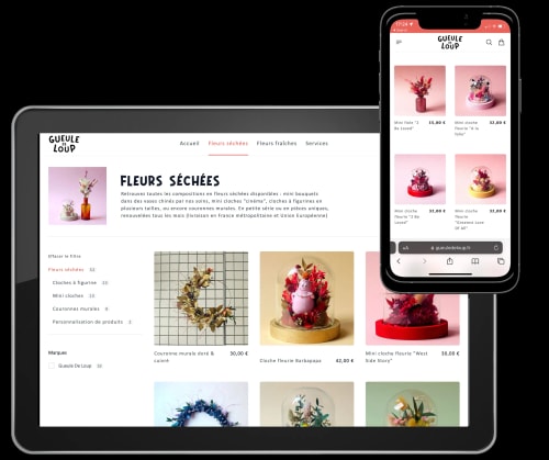 Boutique en ligne de Gueule de Loup