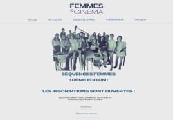 Capture du site Femmes & Cinéma