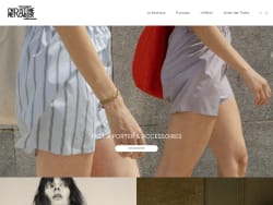 Capture du site présentant un projet
