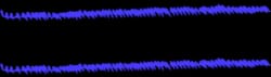 Deux lignes de texte violet sur fond noir, la première en haut et la seconde au milieu de l’image.