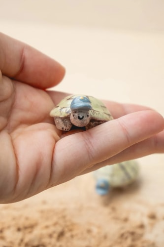 Figurine mini tortchue playa