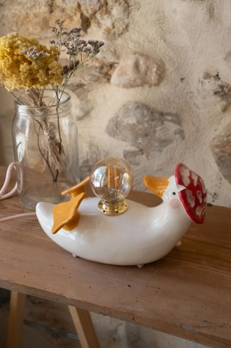 Lampe canard amanite