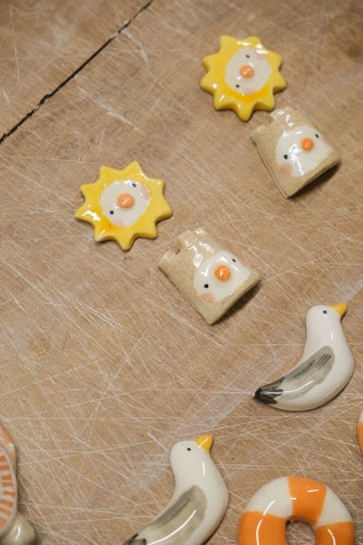 Duo magnet château + soleil