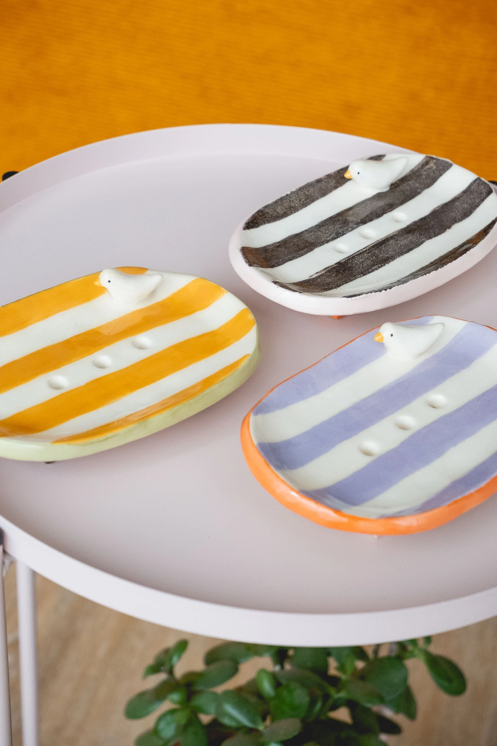 Porte savon canard Marron