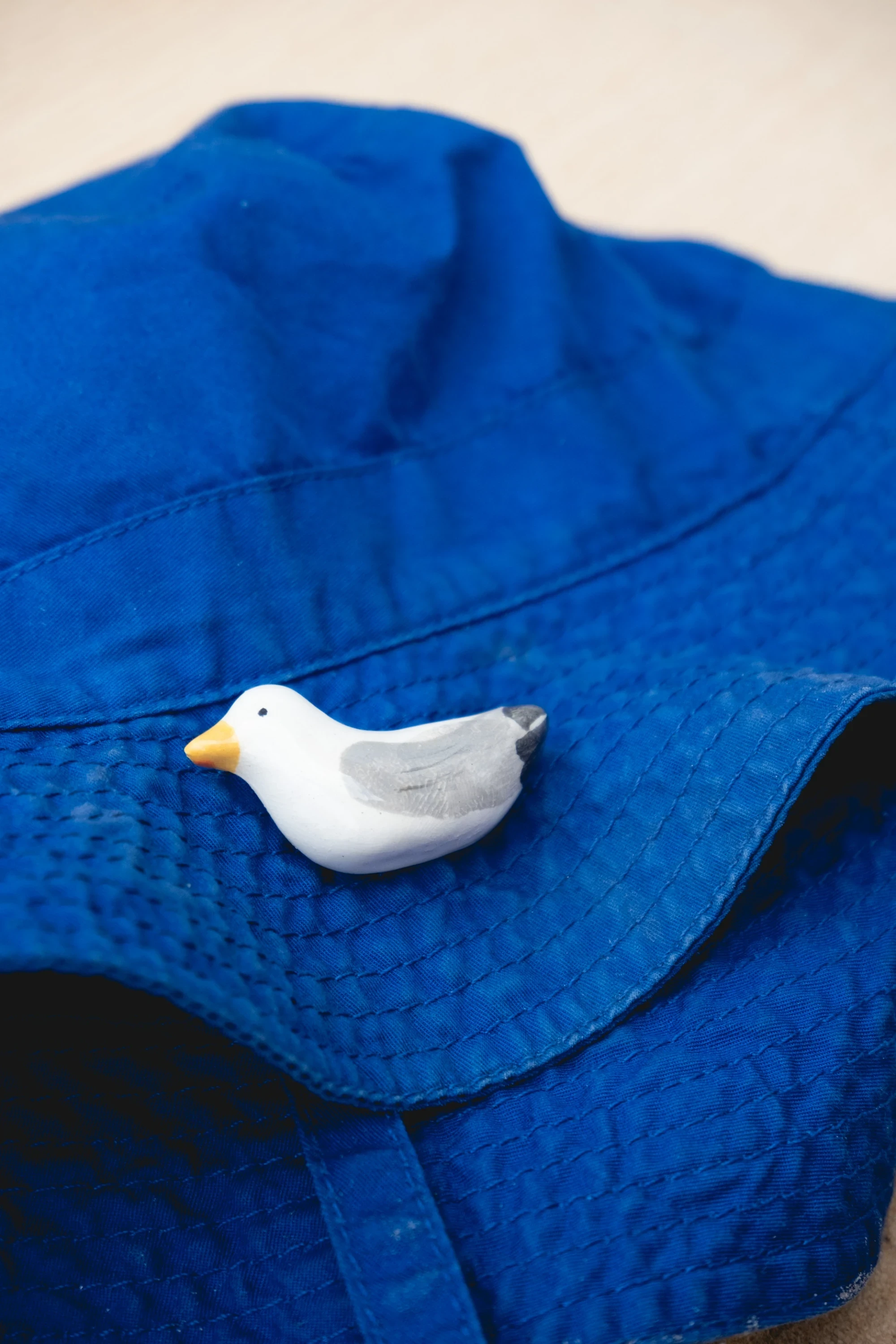 Duo pins mouette soleil