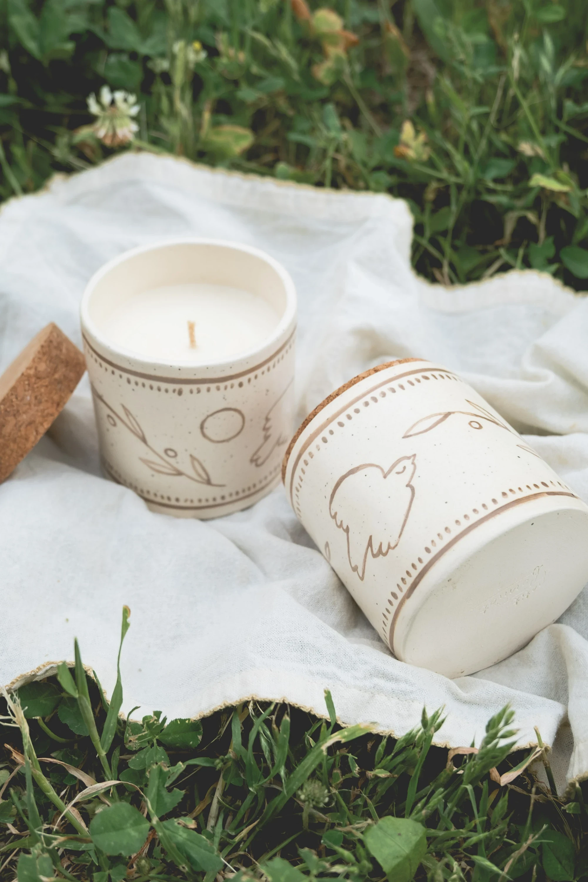 Bougie "Cire et miel" 220g